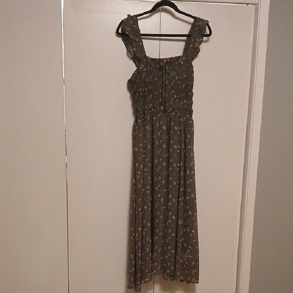 Olive Green AND NOW THIS dress